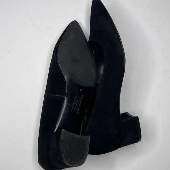 ALFANI Black suede Padded block 2in Heels size 10m NWOT - Picture 6 of 8